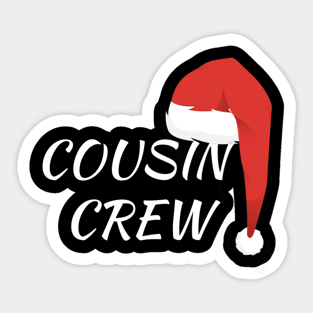 Cousin crew pajama gift christmas family Sticker by Flipodesigner